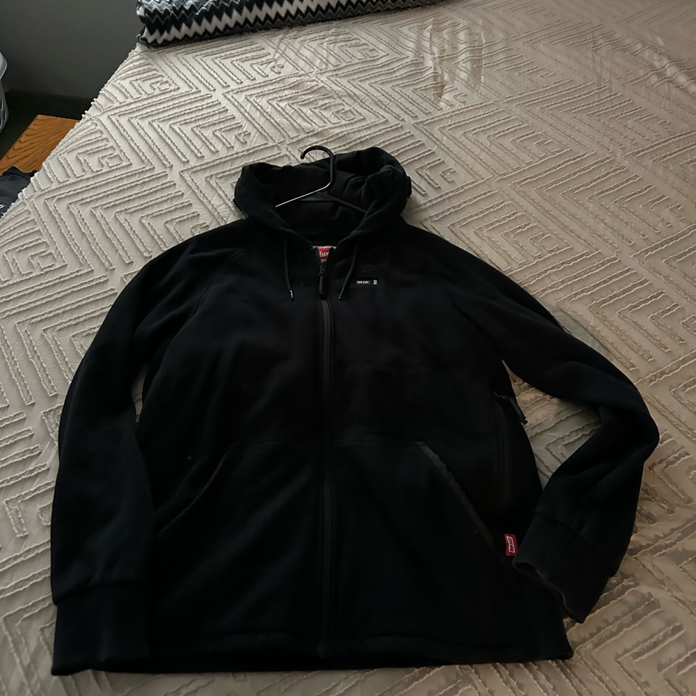 Black Women's Milwaukee heated Zip-Up Hoodie